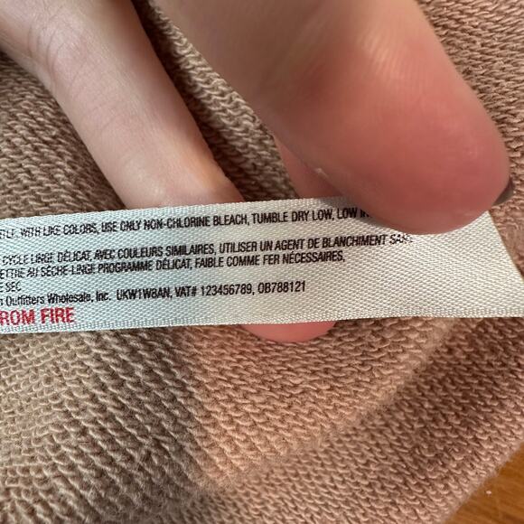 Free People Red Eye Cardigan Oversized Open Front Longline Duster Sweater, Tan - Picture 12 of 15